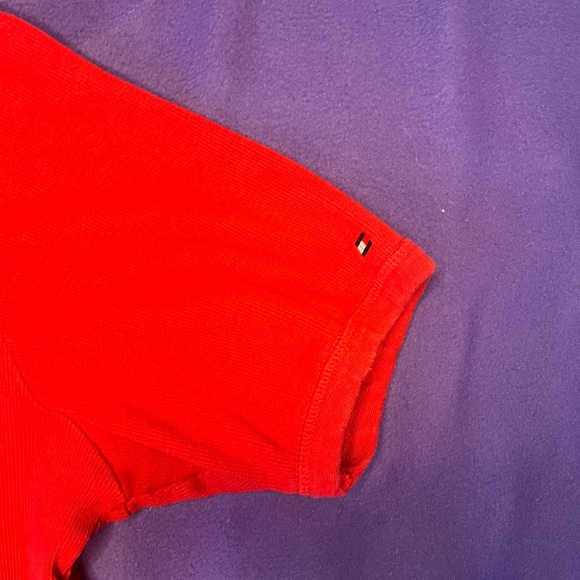 Red Tommy Hilfiger shirt - Picture 3 of 4